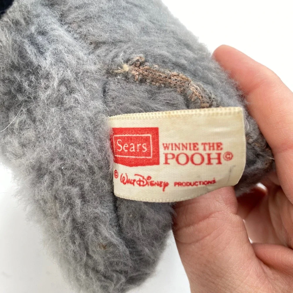 Vintage Sears‎ Winnie the Pooh Eeyore Plush 1960s Walt Disney Productions Donkey